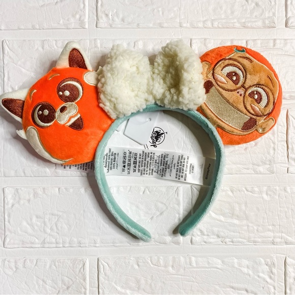 New Disney Parks Minnie Mouse Turning Red Ears Headband For Adults - Picture 2 of 14